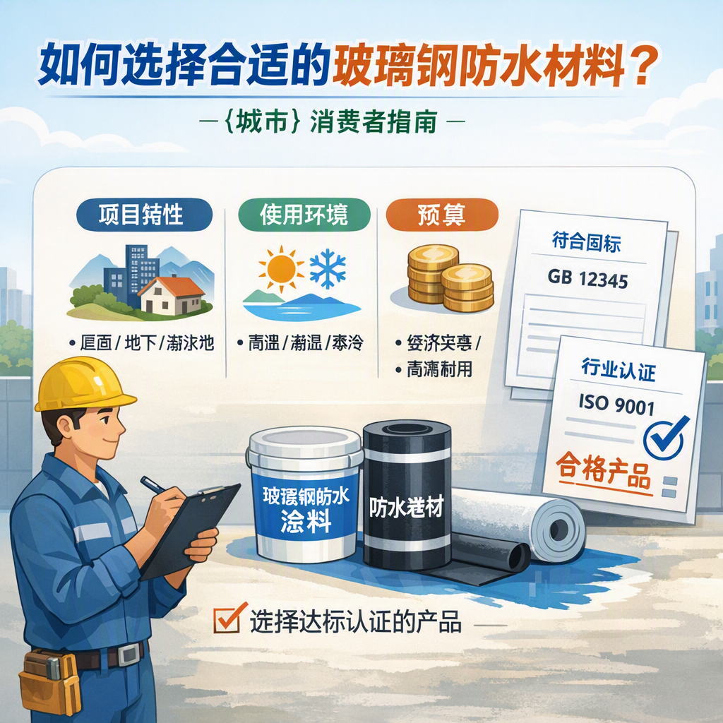 如何判定玻璃钢防水材料的合格标准？ 安阳 消费者指南