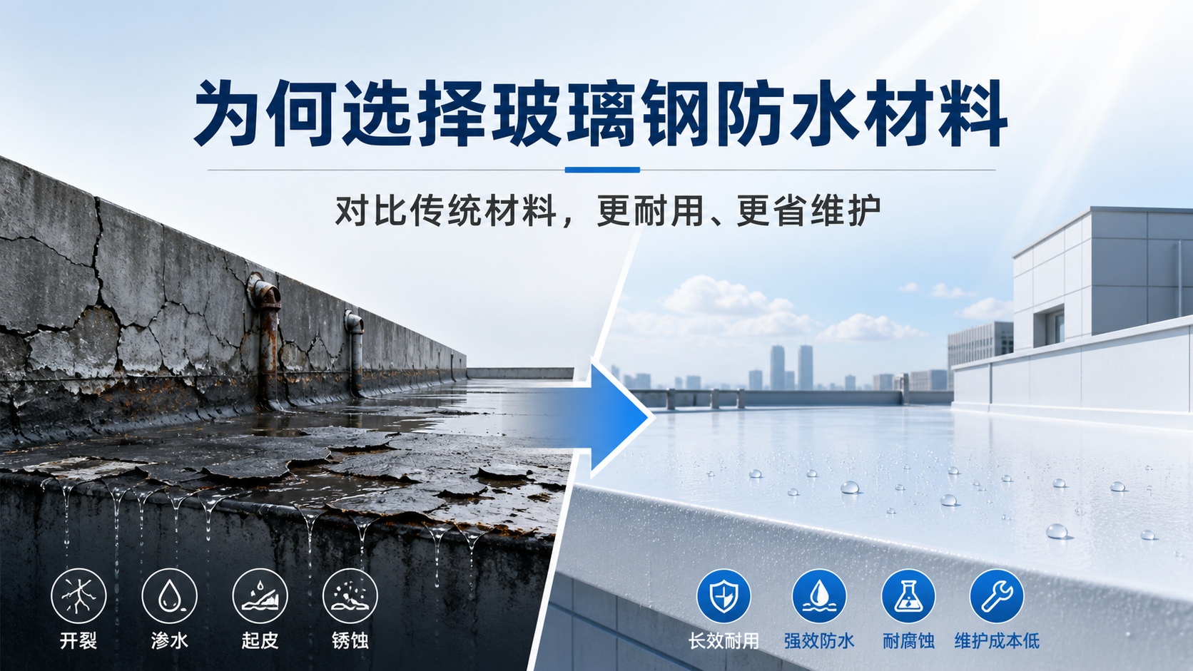 在安阳，为何选择玻璃钢防水材料而非传统材料