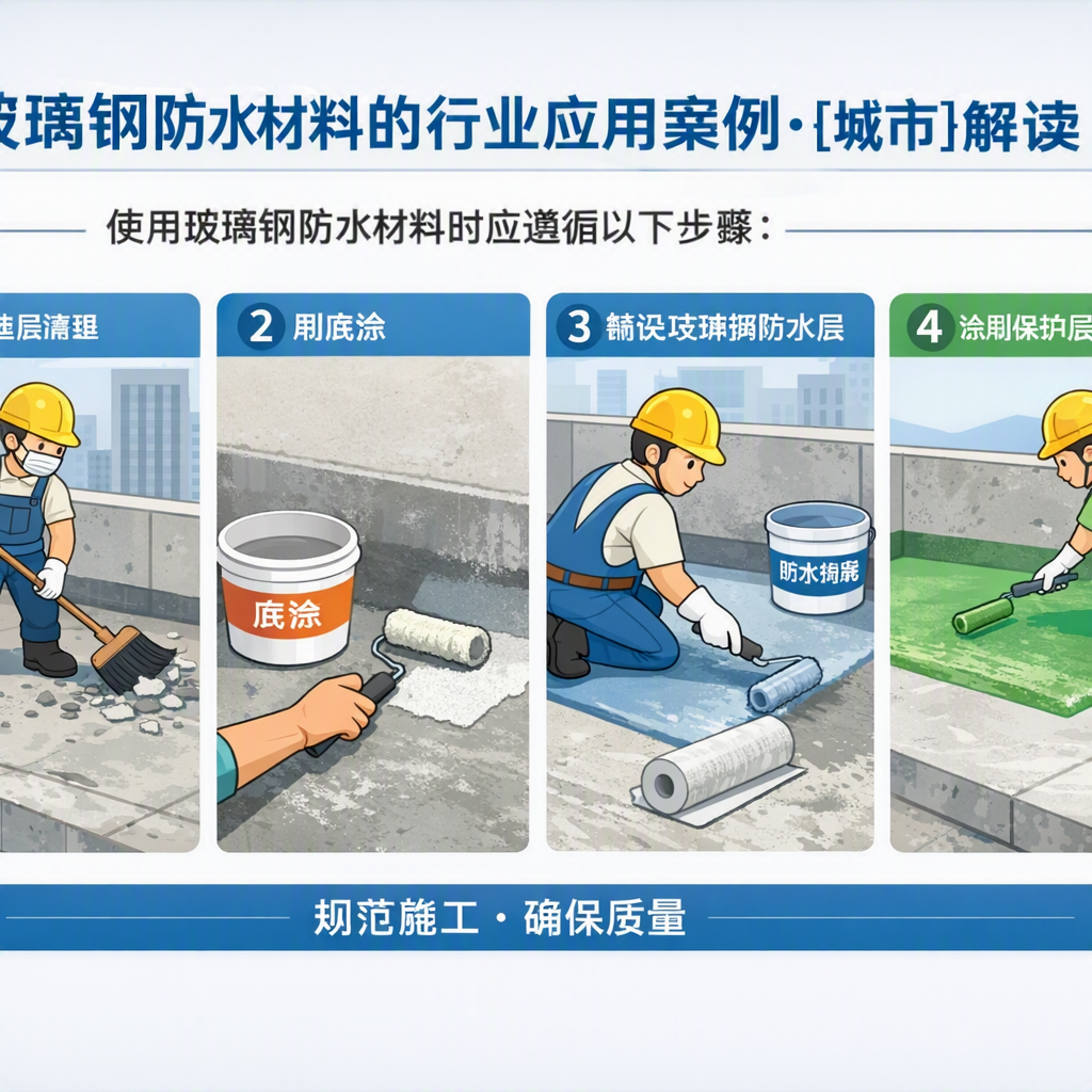 玻璃钢防水材料的行业应用案例，安阳解读