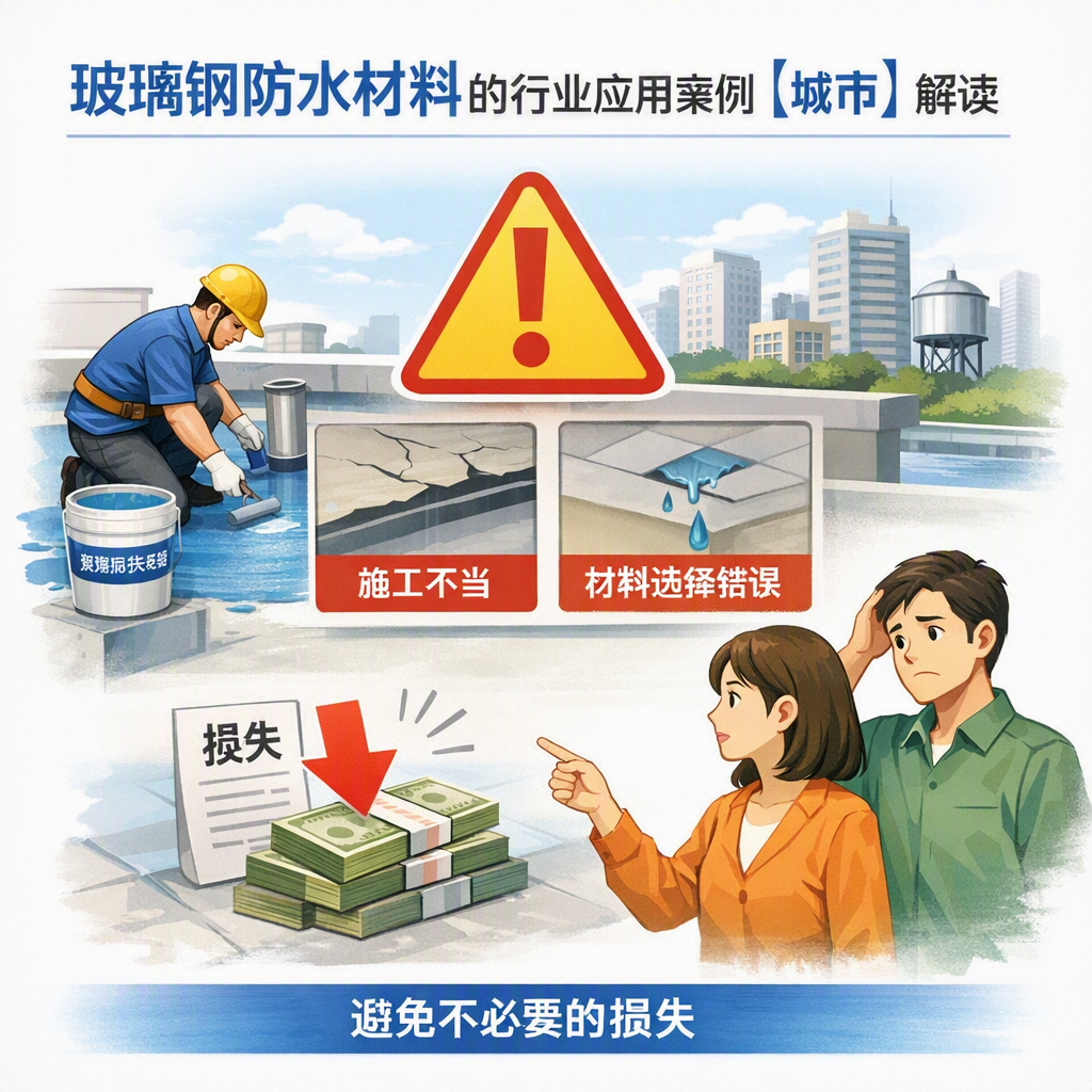 玻璃钢防水材料的行业应用案例，安阳解读