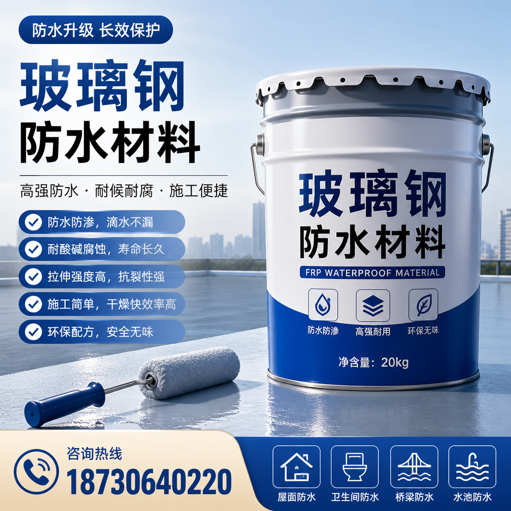 专家解析：玻璃钢防水材料的市场前景分析在 安阳