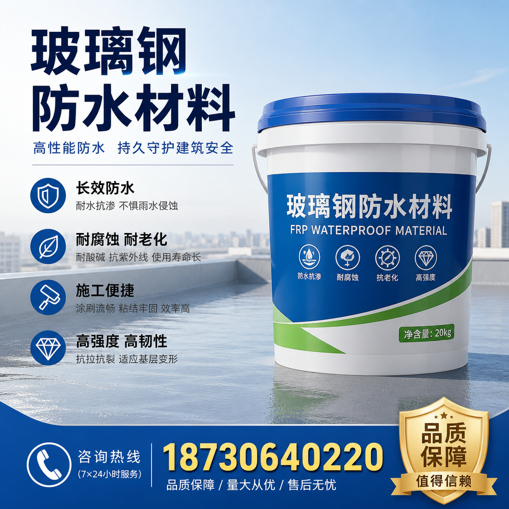 专家解析：玻璃钢防水材料的市场前景分析在 安阳